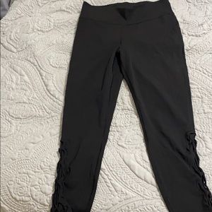 Lululemon Mesh/braided Leggings Size 10